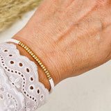 Armband edel weiß