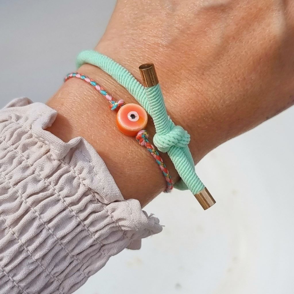 Armband Evil Eye orange
