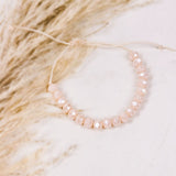 Armband Facette Beige Perle