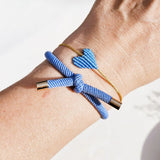 Light blue heart bracelet