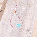 Armband Fisch blau