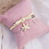 Armband Seestern beige