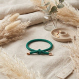 Golden Knot Bracelet Green