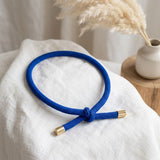 Golden Knot Bracelet Royal Blue