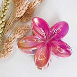 Haarklammer Blume Fuchsia
