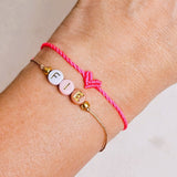 Ibiza bracelet pink heart