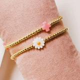 Kralenarmband daisy