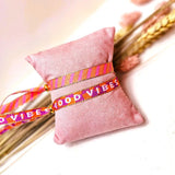 Lint armbandje Good Vibes