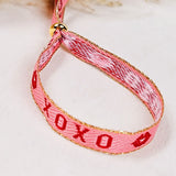 Lint armbandje XOXO