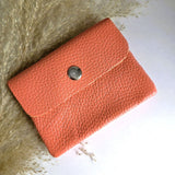 Mini-Portemonnaie in Blush-Koralle