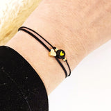 Bracelet heart mini black