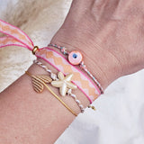 Armband Seestern beige