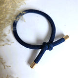 Armband-Haargummi Navy