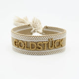 Geweven armband Goldstück