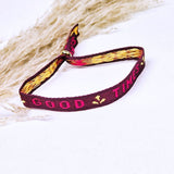 Stoffarmband Good times