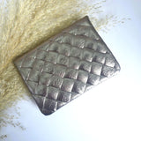 Mini-Geldbeutel Weave Bronze