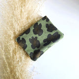 Mini-Geldbörse Leopard Grün