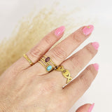 Ring Bora türkis