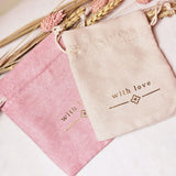 Sieradentasje With Love roze