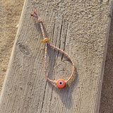 Armband Evil Eye orange