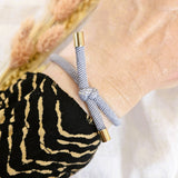 Armband haarelastiek grijs