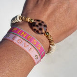Stoffarmband Live Laugh Love