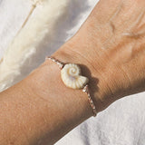 Bracelet shell beige