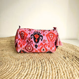 Blockprint toilettas roze medium