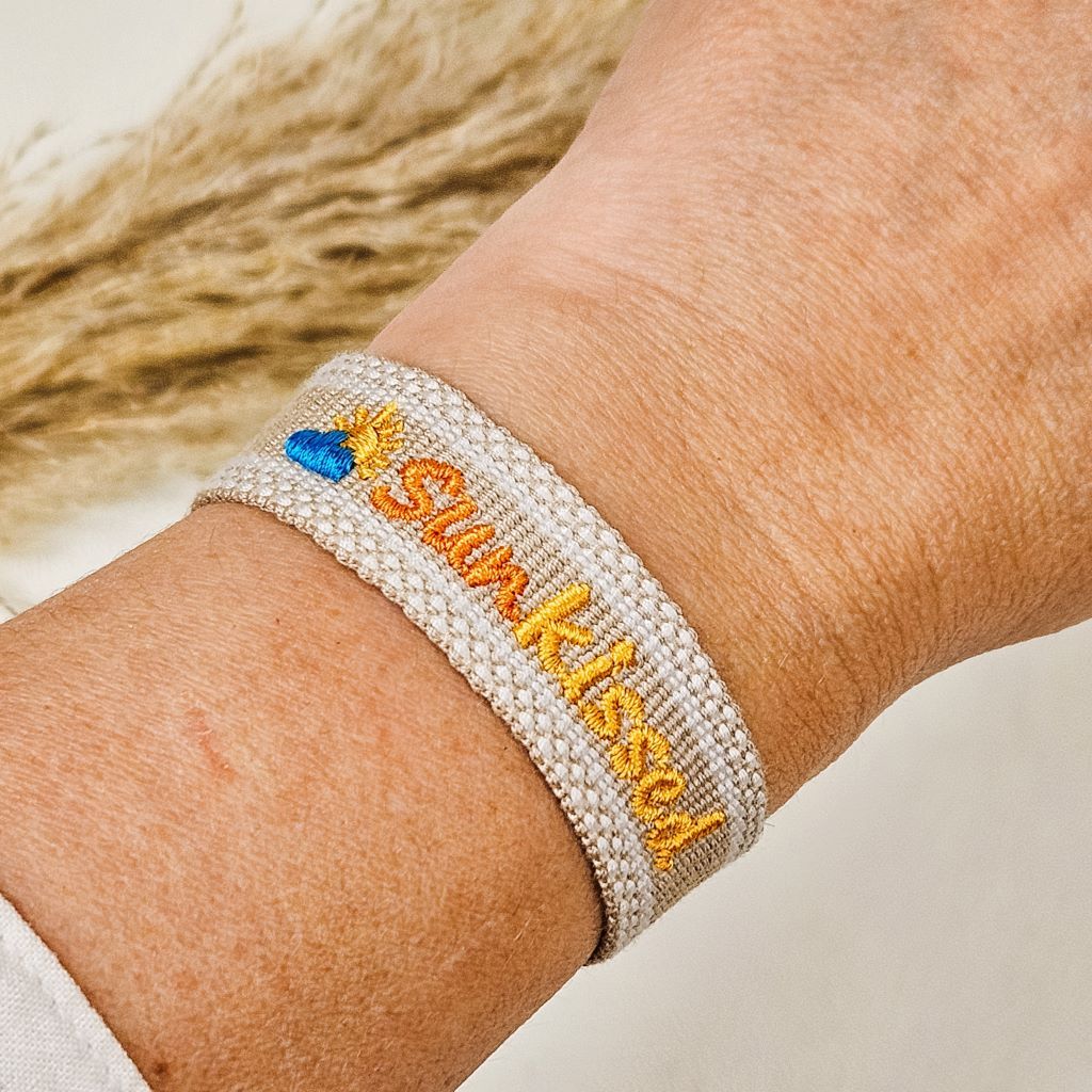 Geweven armband Sunkissed summer