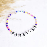 Buchstabenarmband #Besties