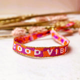 Lint armbandje Good Vibes