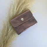 Mini metallic copper wallet