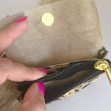 Mini-Portemonnaie Leopard Deluxe