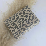 Mini portemonnee leopard sand