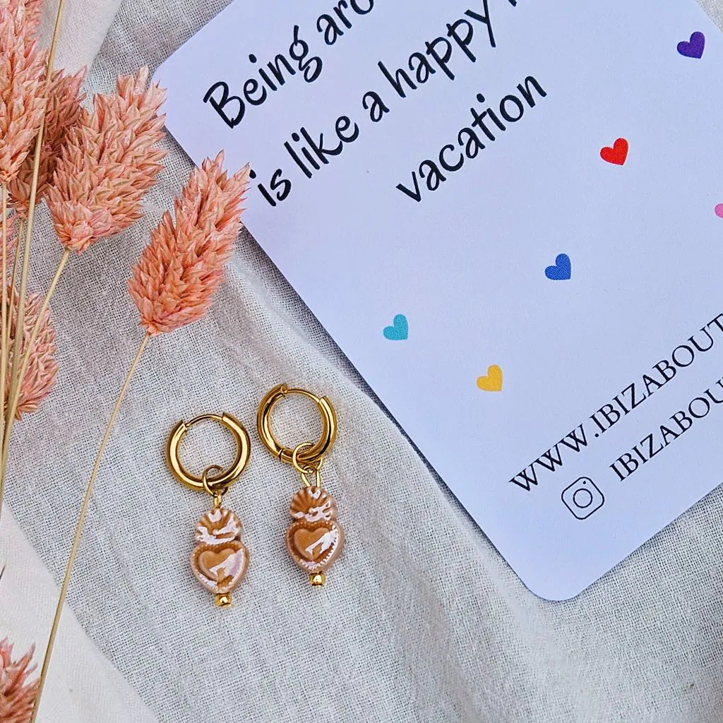 Earrings Sweetheart Pink