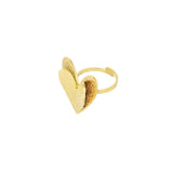Ring double heart