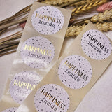 Stickers Happiness inside 40mm (per 10)