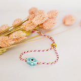 Armband Hamsa-Hand blau