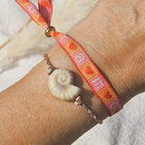 Bracelet shell beige