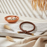 Bracelet hair tie brown