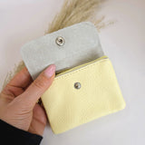 Mini portemonnee blush geel