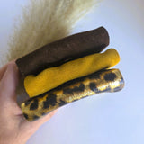 Mini-Portemonnaie Metallic-Leopard