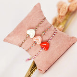 Armband Herzchen rot