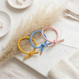 Armband haarelastiek oker
