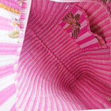 Blockprint Umhängetasche Palme rosa