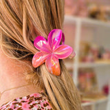 Haarklammer Blume Fuchsia