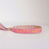 Ribbon bracelet Happiness