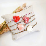 Armband Herz Vintage Rosa