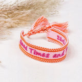 Gewebtes Armband „Good Times and Tan Lines“