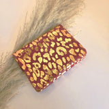 Mini wallet leopard fuchsia